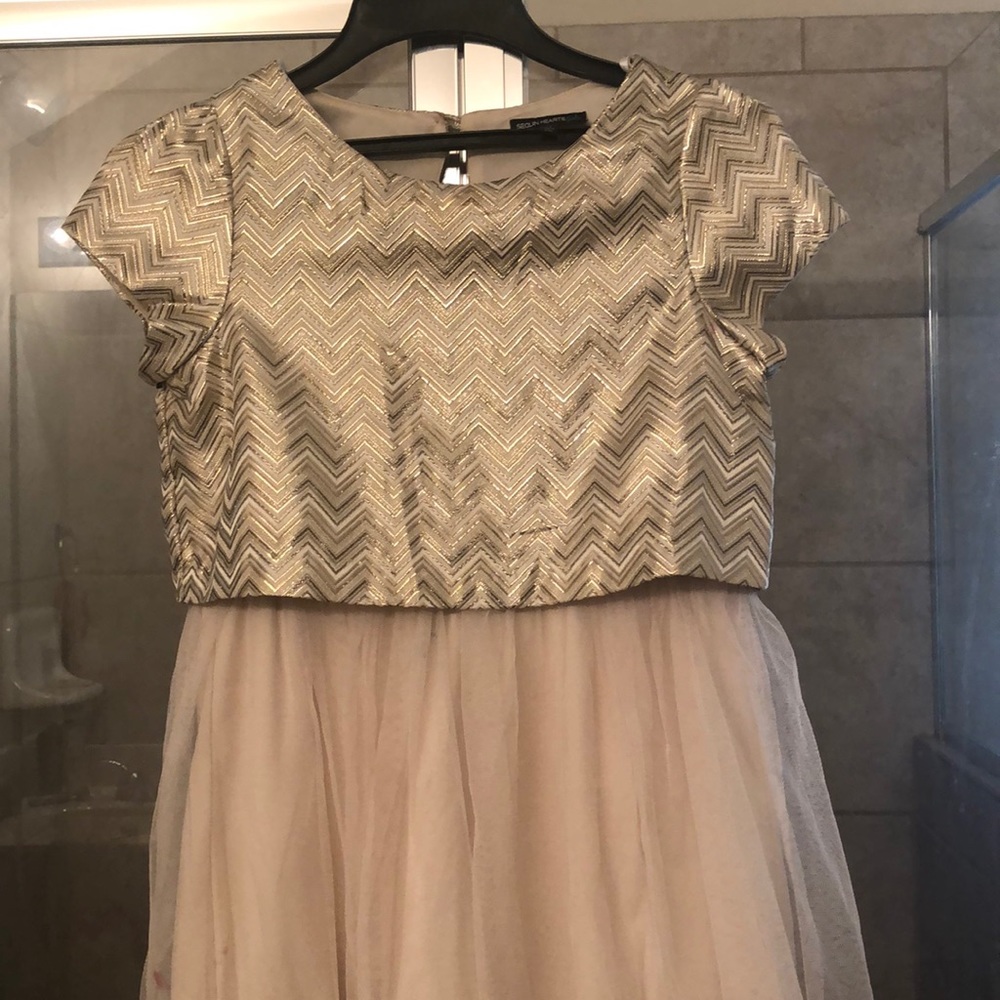 Kids gold dress